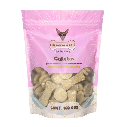 Galletas sabor coco-banana 160 gr