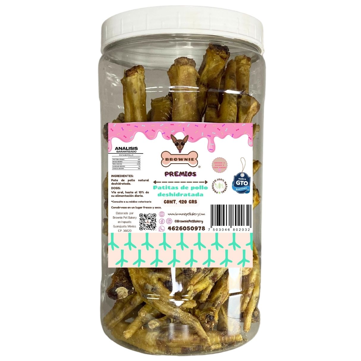 Patas de pollo deshidratadas 420 gr