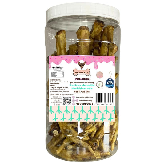 Patas de pollo deshidratadas 420 gr