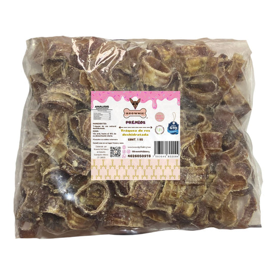 Traqueas de res deshidratadas 1 kg