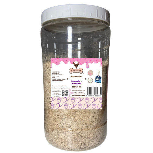 Sabroseador para croquetas de perro sabor hígado-betabel 1 kg