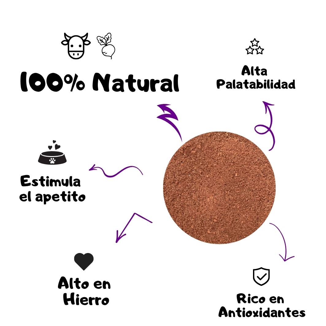 Sazonador para Perros de Hígado y Betabel