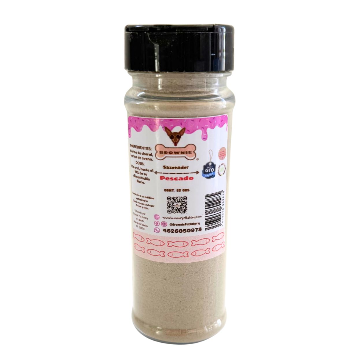 Sabroseador para croquetas de perro sabor pescado 85 gr