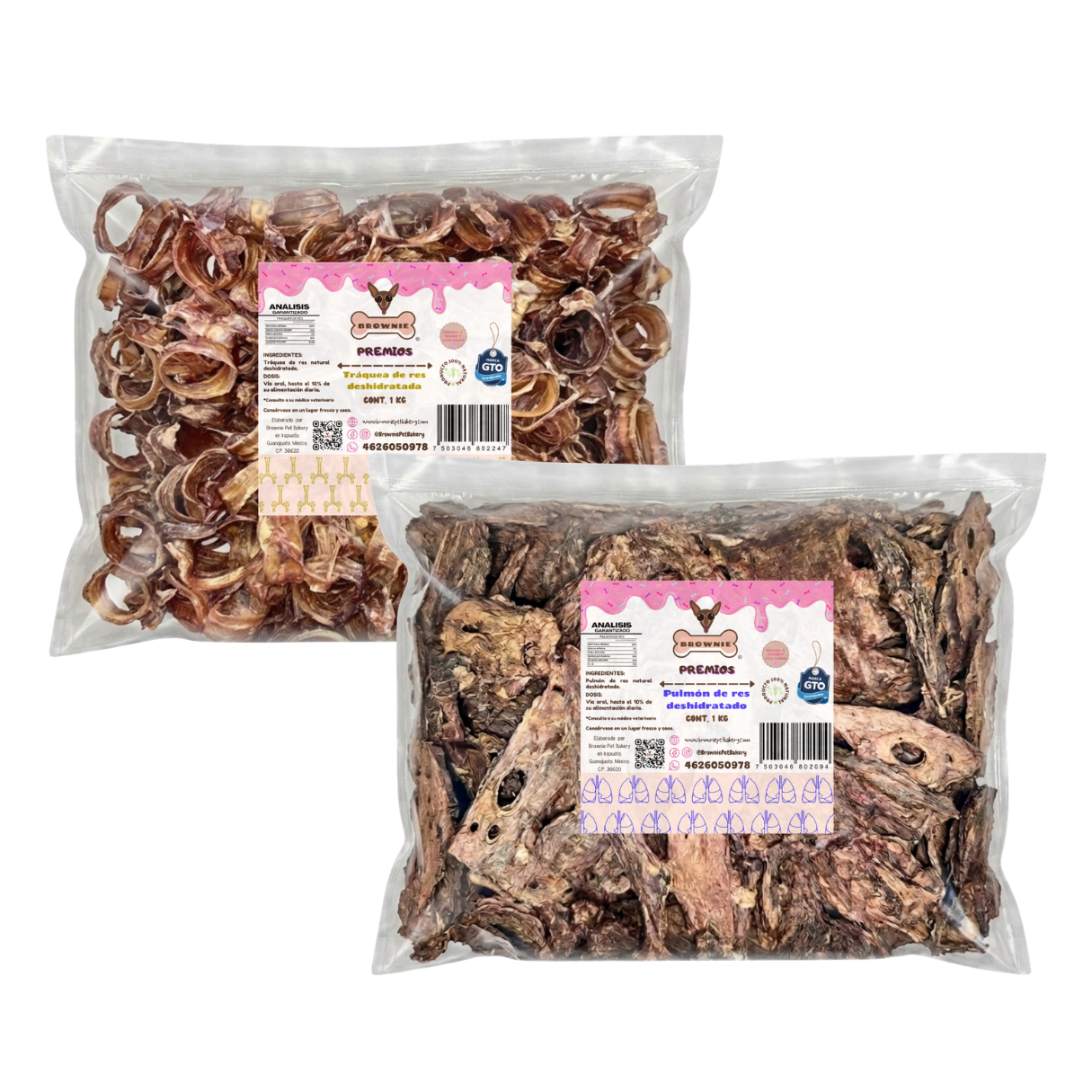 2 pack premios deshidratados 1 kg