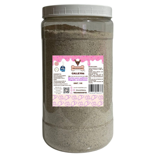 Harina para hacer galletas sabor hígado-arándanos