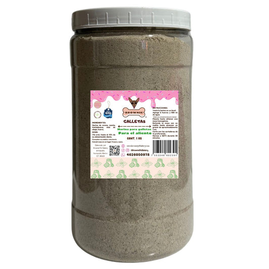 Harina para hacer galletas sabor menta