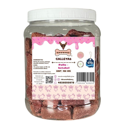 Galletas sabor pollo-betabel 460 gr