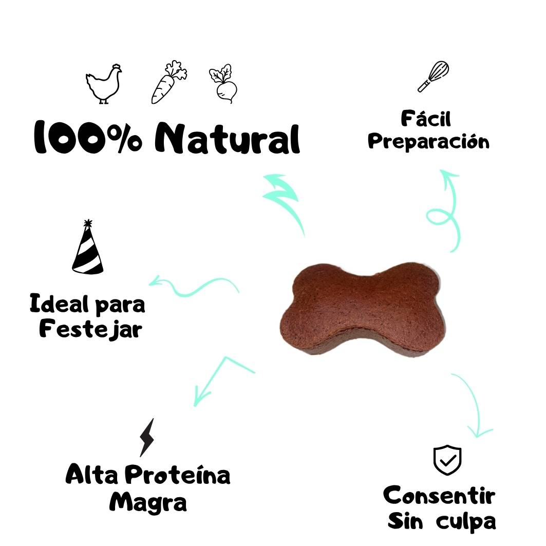 Harina para Pastel para Perros | 240 g