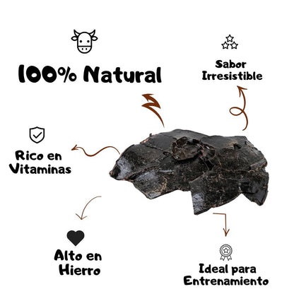 Hígado de Res Deshidratado Premium para Perros | Snack 100% Natural Alto en Hierro | Brownie