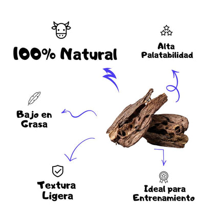 Pulmón de Res Deshidratado para Perros