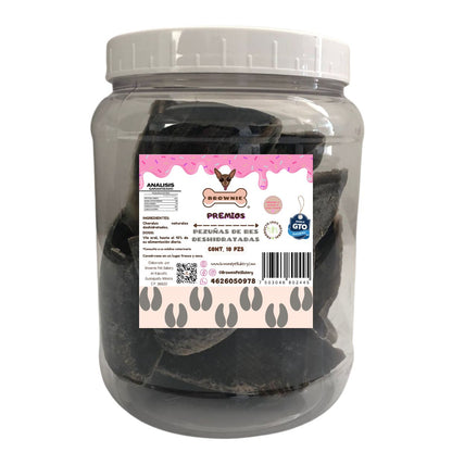 Pezuña de res deshidratada 10 piezas