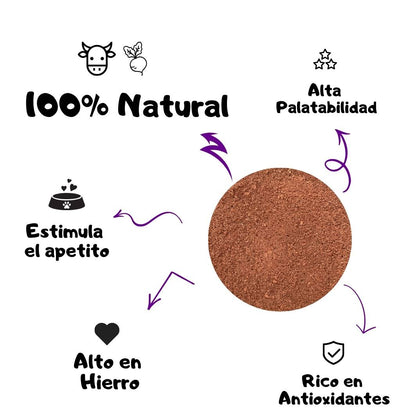Sazonador para Perros de Hígado y Betabel
