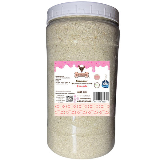 Sabroseador para croquetas de perro sabor pescado 1 kg